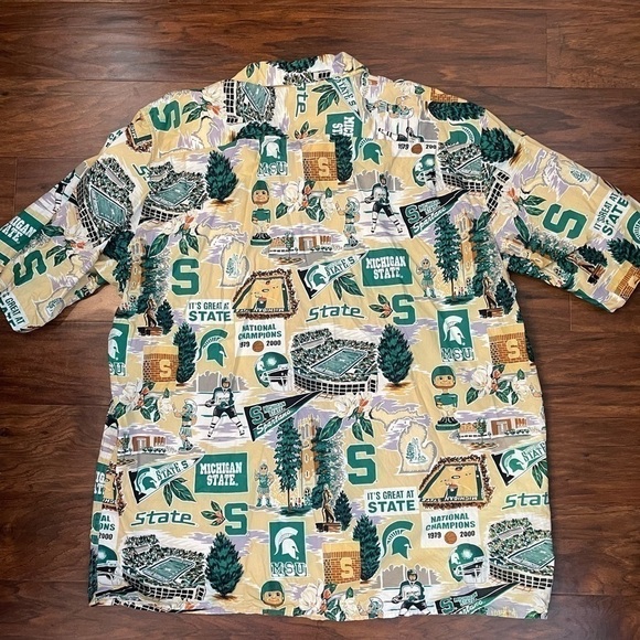 Reyn Spooner Michigan State Size XXL - Picture 3 of 5